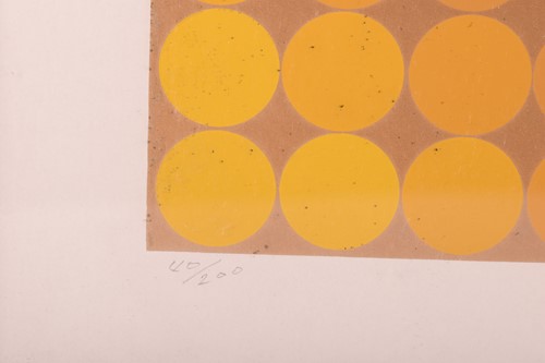 Lot 85 - Victor Vasarely (1906 - 1997), Gold, signed...