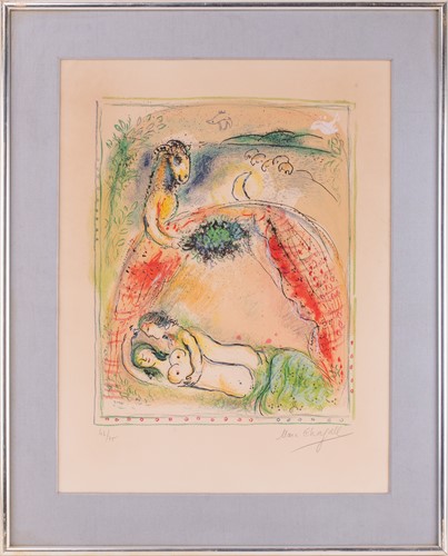 Lot 64 - Marc Chagall (1887-1985), 'Oh Happy Bridegroom'...