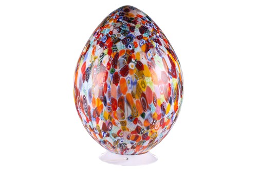 Lot 251 - Carlo Colizza, Murano polychrome glass egg...
