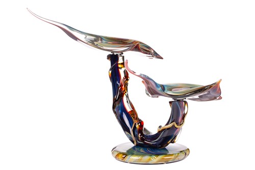 Lot 301 - Mirco Bastianello, Murano glass sculpture of...