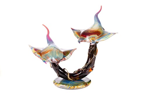 Lot 301 - Mirco Bastianello, Murano glass sculpture of...