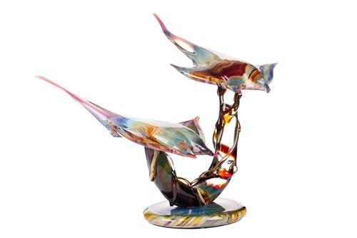 Lot 301 - Mirco Bastianello, Murano glass sculpture of...