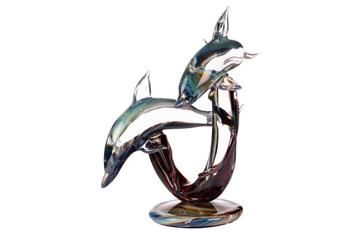 Lot 253 - Mirco Bastianello, a Murano glass sculpture of...