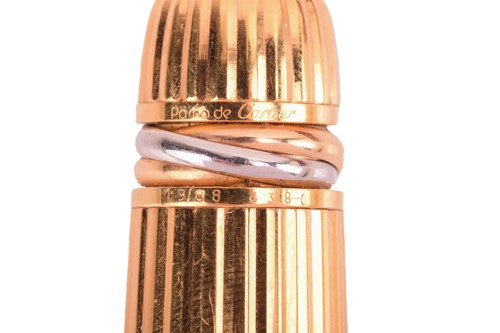 Lot 405 - Pasha de Cartier - a ballpoint pen and a...