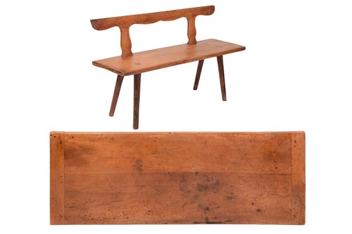 Lot 165 - A 19th-century fruitwood Tyrolean primitive...