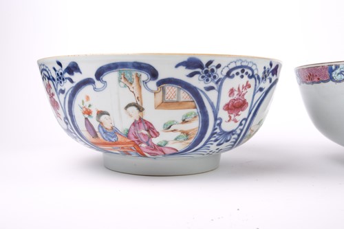Lot 115 - A Chinese Famile Rose porcelain circular bowl,...