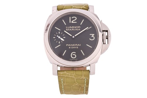 Lot 486 - A Panerai Luminor Marina 8-Day gentleman's...