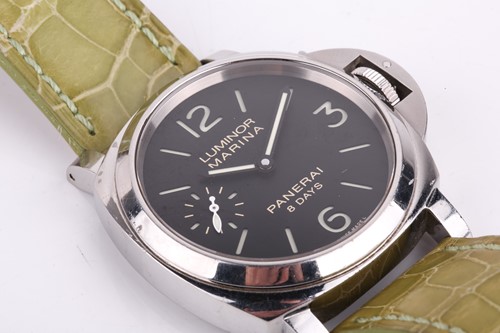 Lot 486 A Panerai Luminor Marina 8 Day gentleman s