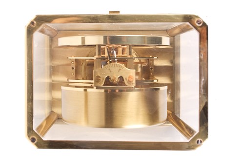 Lot 222 - A Jaeger-LeCoultre Atmos Classic VIII gilt...