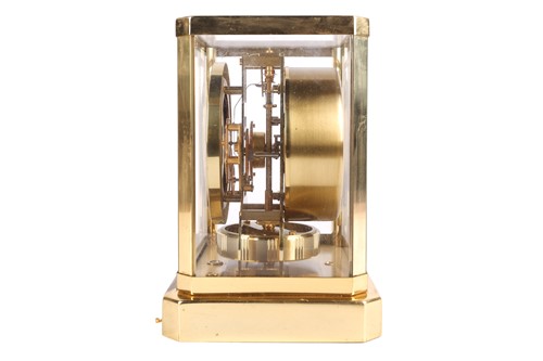 Lot 222 - A Jaeger-LeCoultre Atmos Classic VIII gilt...