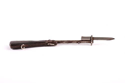 Lot 311 - A miniature pinfire rifle, fitted with a...