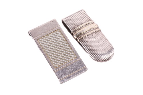 Lot 402 - Two Montblanc money clips, the first from the...