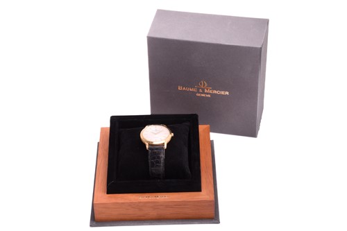 Lot 161 - A Baume & Mercier 18k Yellow Gold Gentleman's...