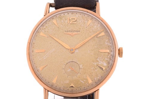 Lot 30 - A Longines 9k Gentleman's Automatic Wristwatch...