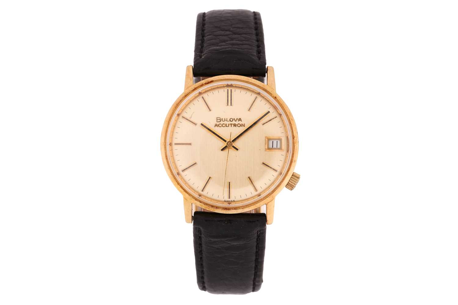 Lot 452 - A Bulova Accutron 18ct gold gentleman's quartz...