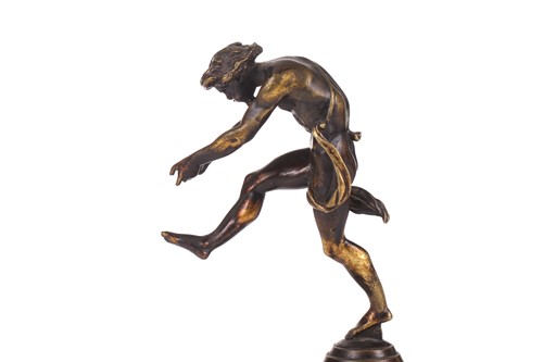 Lot 241 - A 19th-century patinated bronze figure of Zeus,...