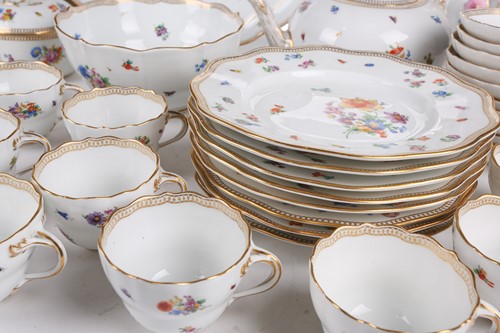 Lot 269 - A Meissen part coffee service, late 19th...