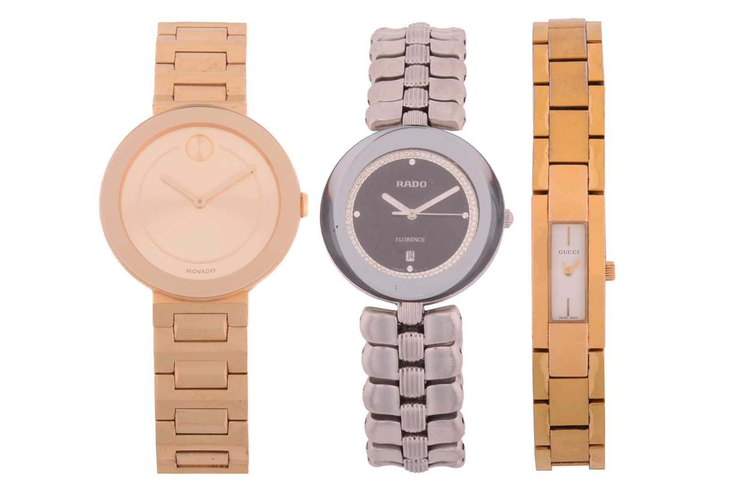 Lot 416 - A collection of three lady's watches