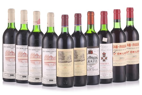 Lot 64 - 10 bottles of Bordeaux, comprising: 2 x...