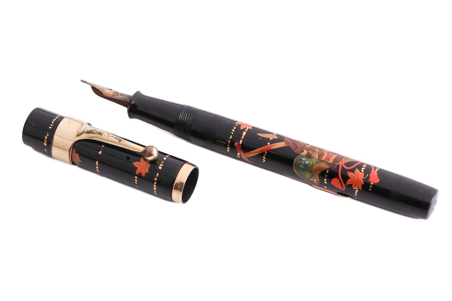 Lot 406 - Dunhill-Namiki - A Japanese lacquered...