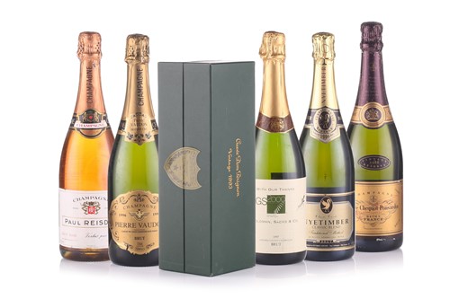 Lot 20 - A bottle of Dom Perignon Champagne, 1993, with...