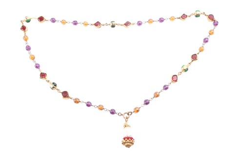 Lot 94 - Chanel - a beaded sautoir necklace, from the...