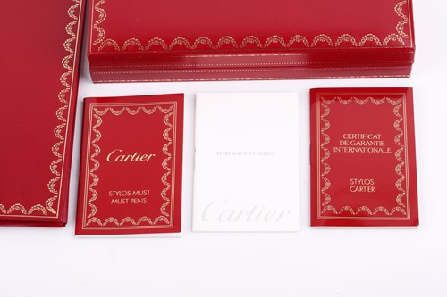 Lot 403 - A Les Must de Cartier pen and another; the...
