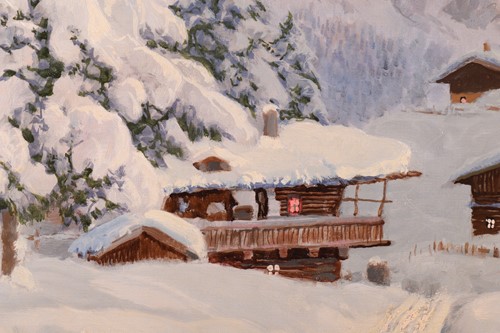 Lot 38 - Alois Arnegger (1879 - 1963) Austrian, Winter...