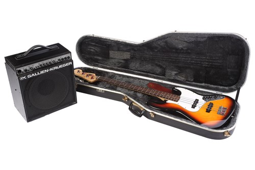 Lot 334 - A Fender four-string 'Jazz Bass' No. MN8159639,...