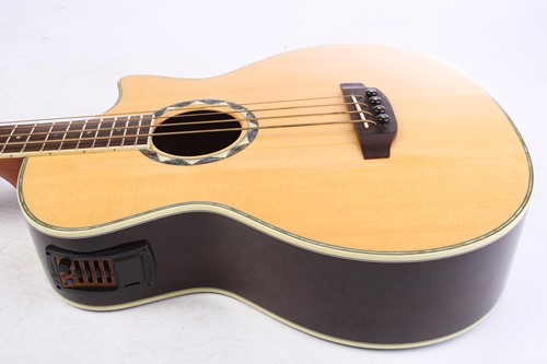 Lot 330 - A Crafter GAB-24s acoustic/ electric bass...