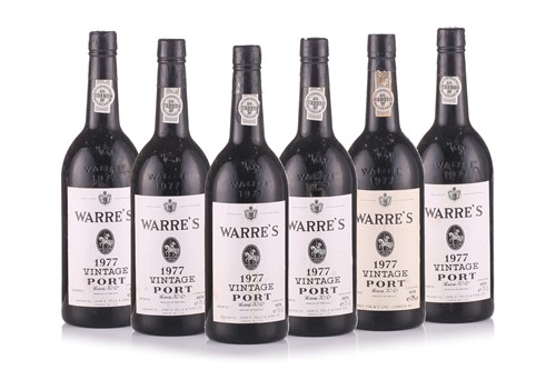 Lot 102 - Six bottles of Warre's Vintage Port 1977