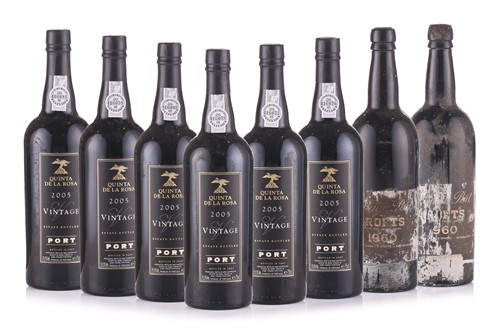 Lot 210 - Two bottles of Crofts Vintage Port, 1960,...