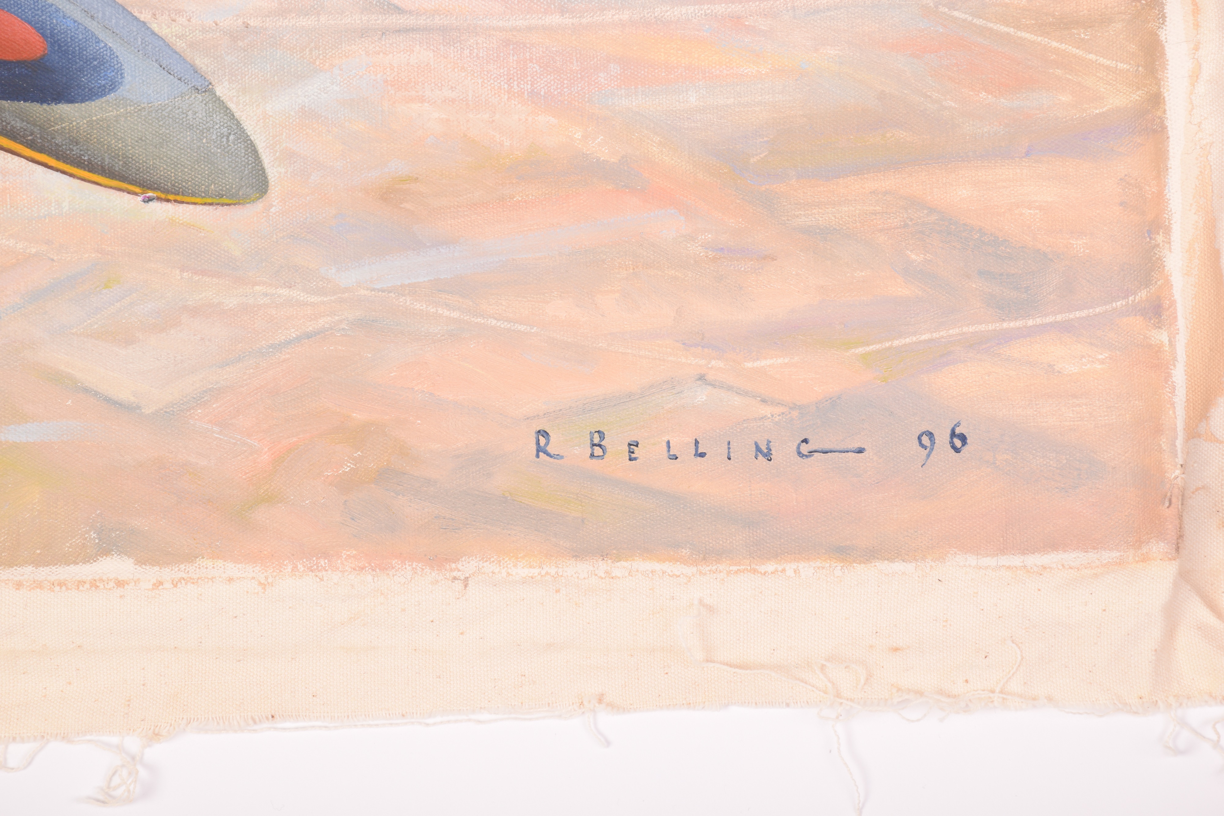 Lot 5 - Ron Belling (1993-1998), 'Spitfires over Paris'