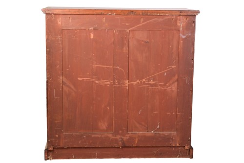 Lot 171 - An Edwardian rosewood tall chest of drawers,...