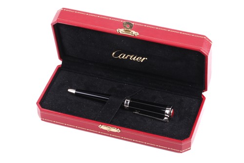 Lot 408 - Two fine pens by Montblanc and Cartier,...