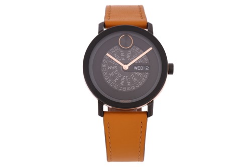 Lot 343 - A Movado Bold Day Date Wristwatch. Model:...