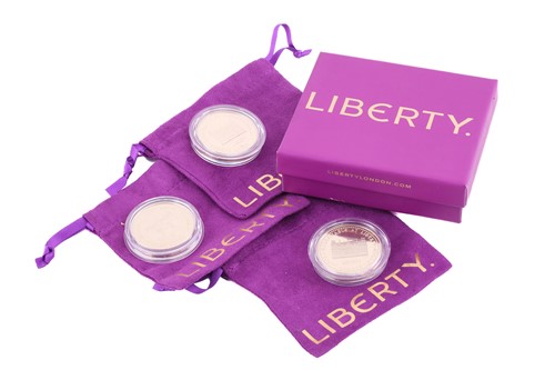 Lot 151 - Three £50 gift coins for Liberty London, the...