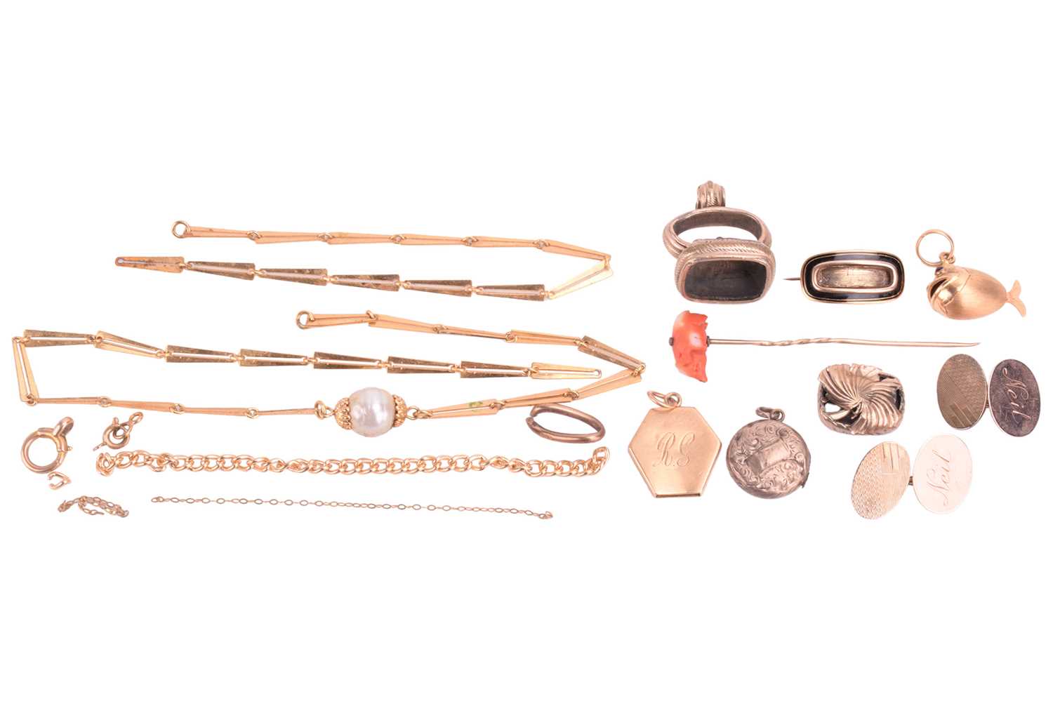 Lot 237 - A collection of mixed jewellery items...