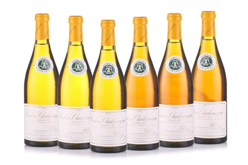 Lot 204 - Six bottles of Domaine Louis Latour Corton...