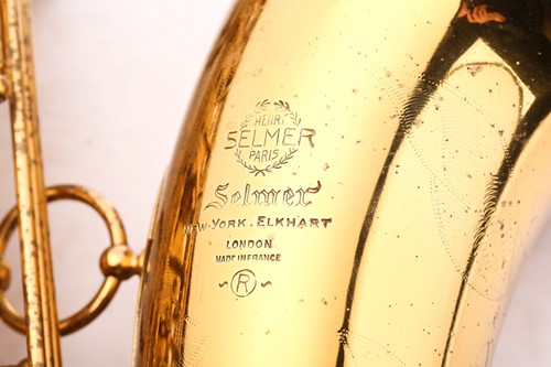 Lot 332 - A French Henri Selmer Mark VI tenor saxophone,...