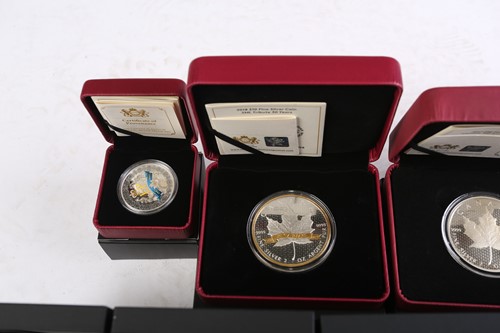 Lot 329 - A collection of silver, silver proof and other...