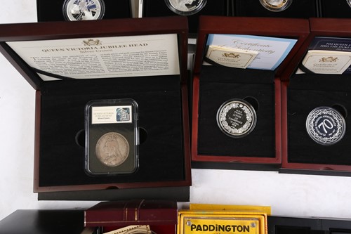 Lot 328 - A collection of silver, silver proof and other...