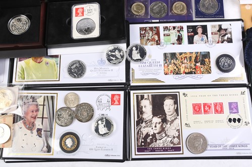 Lot 331 - A collection of silver, silver proof and other...