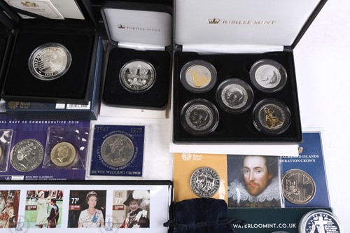 Lot 331 - A collection of silver, silver proof and other...