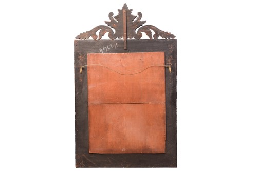 Lot 157 - A 19th-century Venetian wall mirror, the...