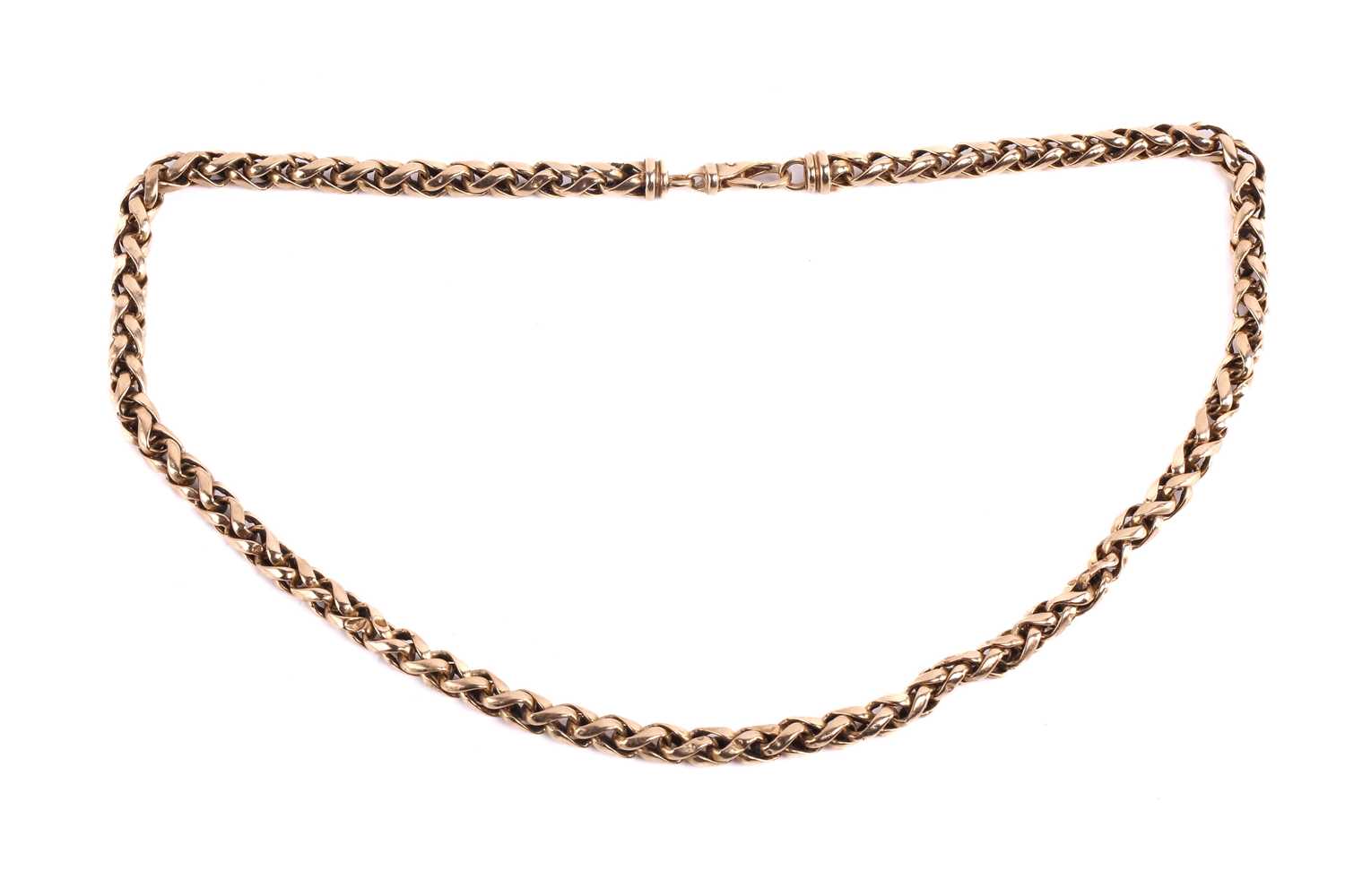 Leslie's 14K .65mm D/C Spiga Chain 7234-24 14KY - Necklaces | Lennon's W.B.  Wilcox Jewelers | New Hartford, NY