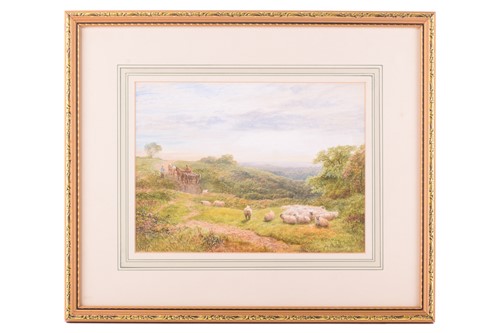 Lot 14 - George Shalders (1826 - 1873), sheep resting...