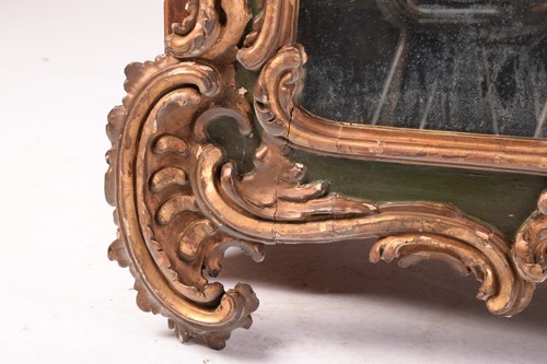 Lot 147 - A large 18th-century style Rococo wall mirror,...