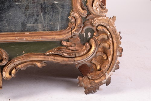 Lot 147 - A large 18th-century style Rococo wall mirror,...