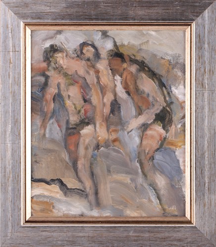 Lot 25 - Robert Medley (1905-1994) 'Bathers', unsigned,...